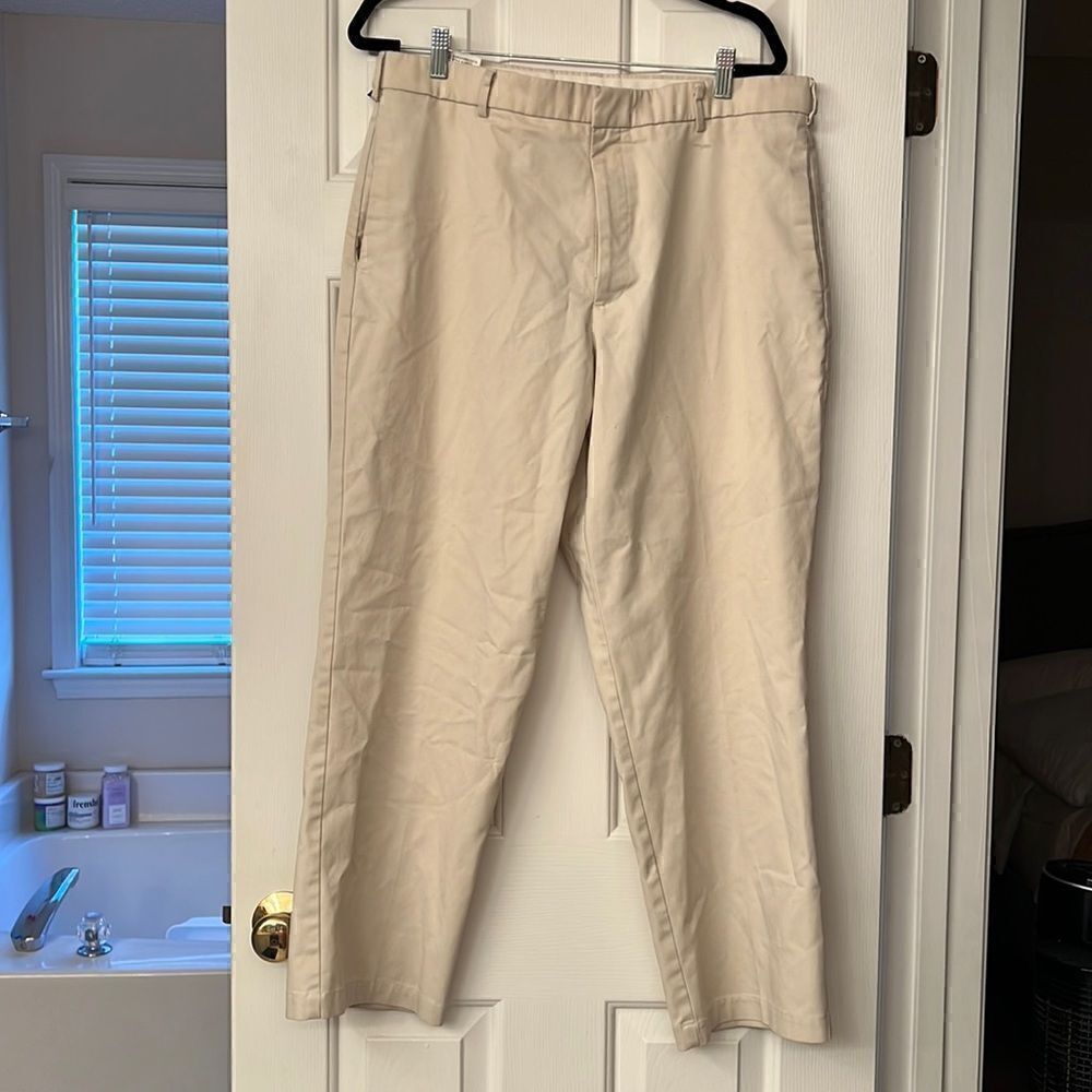 Mens Dockers Relaxed Fit Light Khaki Pants W36 L29